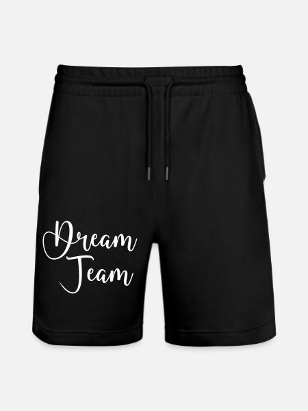 Dream Team - Stanley/Stella Trainer Unisex Organic Jogging Shorts - black