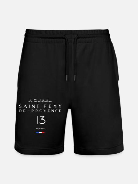 Saint-Rémy de Provence 13 Bouches-du-Rhone - Short de jogging bio TRAINER Stanley/Stella unisexe - noir
