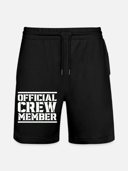 membre d’équipage - Short de jogging bio TRAINER Stanley/Stella unisexe - noir