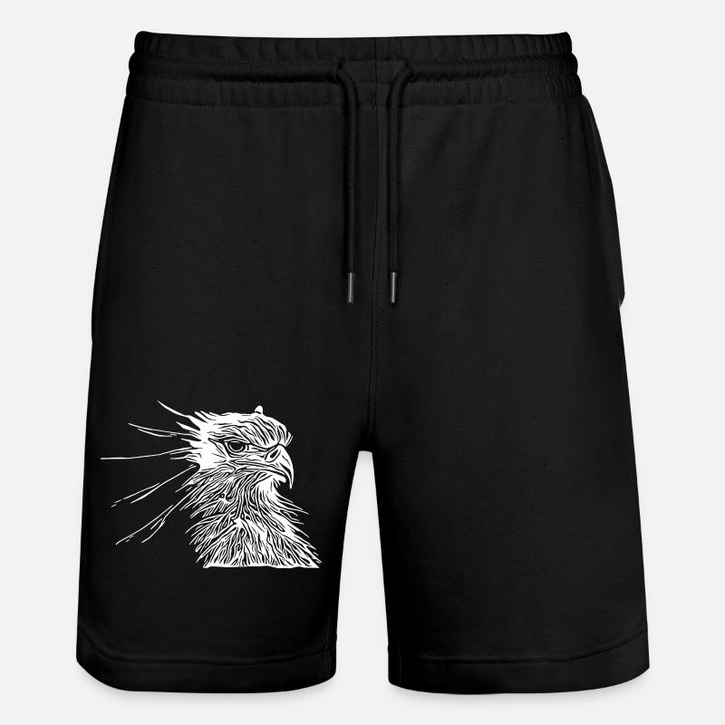 Vogel - Stanley/Stella Unisex Bio Joggingshorts Trainer  - Schwarz