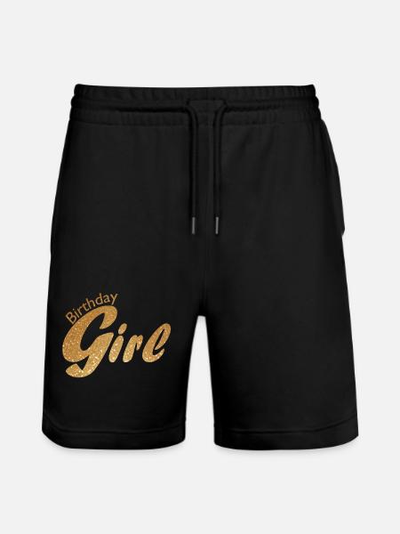Fille d'anniversaire - Short de jogging bio TRAINER Stanley/Stella unisexe - noir