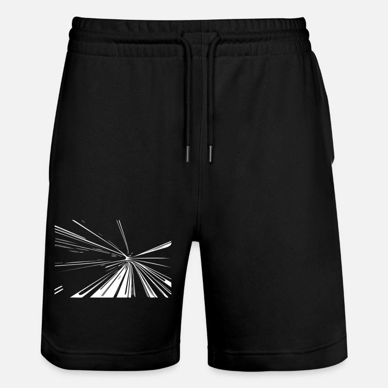 Lignes Vector Splash - Short de jogging bio TRAINER Stanley/Stella unisexe - noir