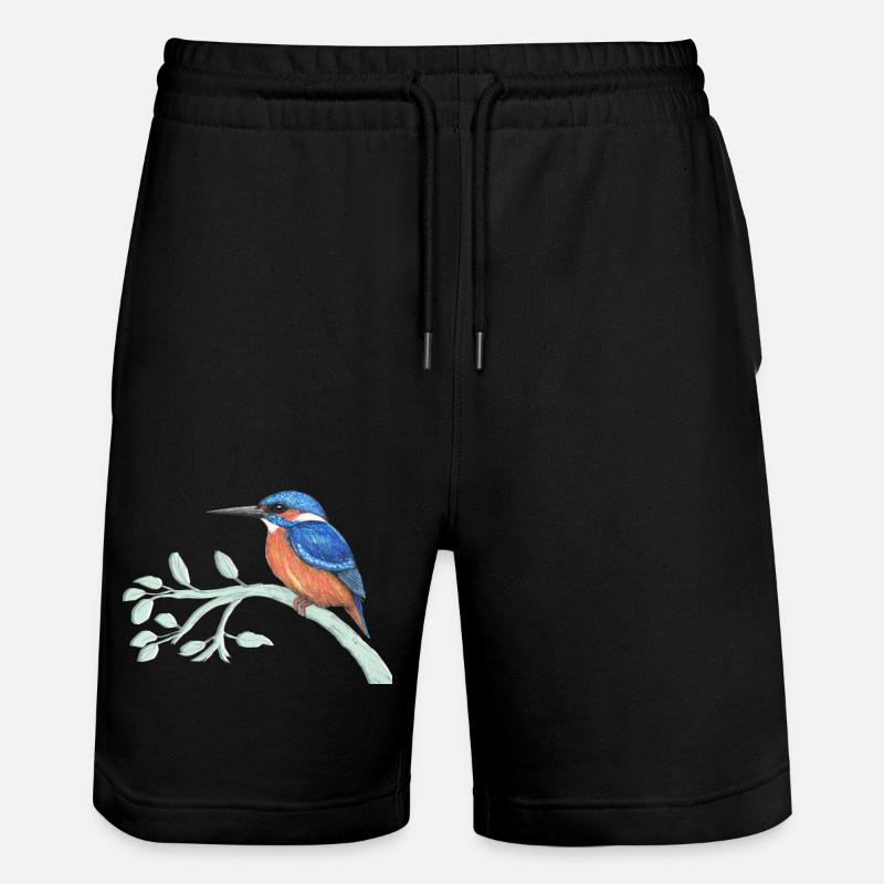Le martin-pêcheur - Short de jogging bio TRAINER Stanley/Stella unisexe - noir