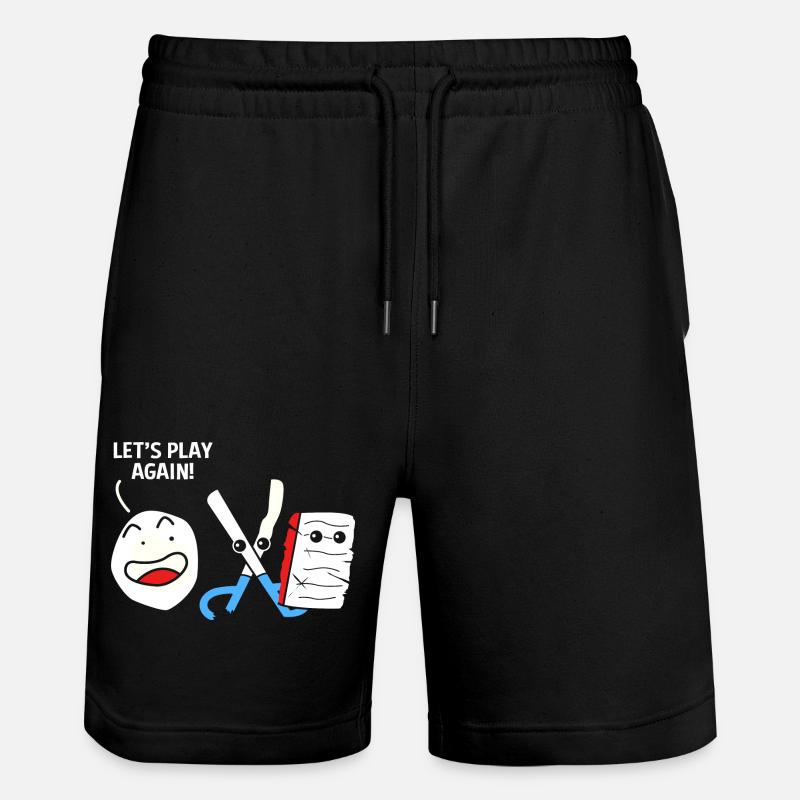 Ciseaux pierre papier - Short de jogging bio TRAINER Stanley/Stella unisexe - noir