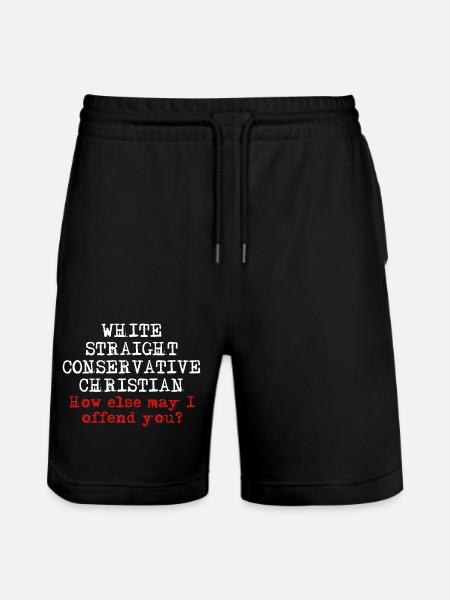 Kristen kristendom Religion - Stanley/Stella Trainer økologiske unisex joggingshorts - sort