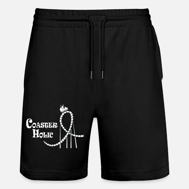 Achterbahn Ingenieur - Stanley/Stella Unisex Bio Joggingshorts Trainer  - Schwarz