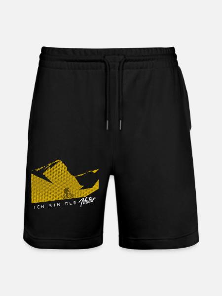MTB - I AM THE ENGINE - Stanley/Stella Trainer Unisex Organic Jogging Shorts - black