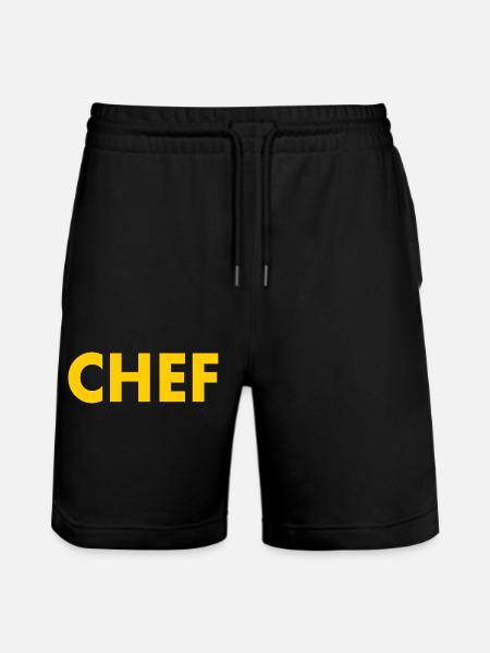 Chef - Stanley/Stella Trainer Unisex Organic Jogging Shorts - black