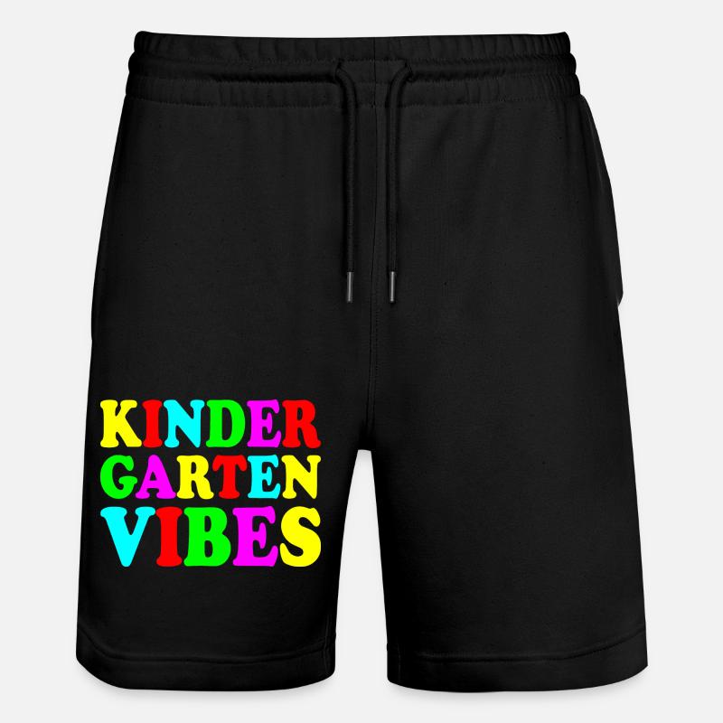 ambiance de jardin d’enfants - Short de jogging bio TRAINER Stanley/Stella unisexe - noir