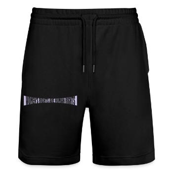 womens rights Feminist Zitat - Stanley/Stella Unisex Bio Joggingshorts Trainer  - Schwarz - Vorne - Nik (191cm) & Marisol (170cm)