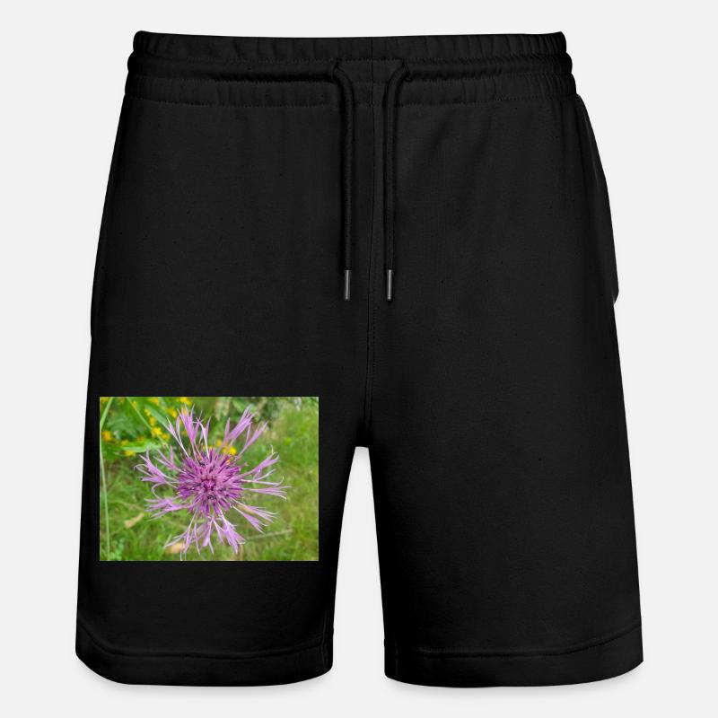 centaurée aussi centaurea Skabiosen-Flocken - Short de jogging bio TRAINER Stanley/Stella unisexe - noir