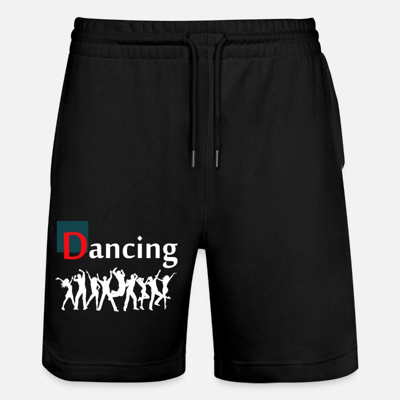 Dancing Dance Music - Stanley/Stella Unisex Bio Joggingshorts Trainer  - Schwarz