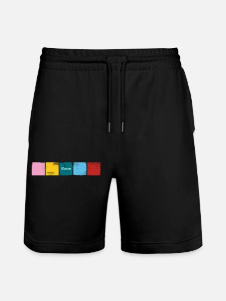 "Stabil" Farben - Stanley/Stella Unisex Bio Joggingshorts Trainer  - Schwarz