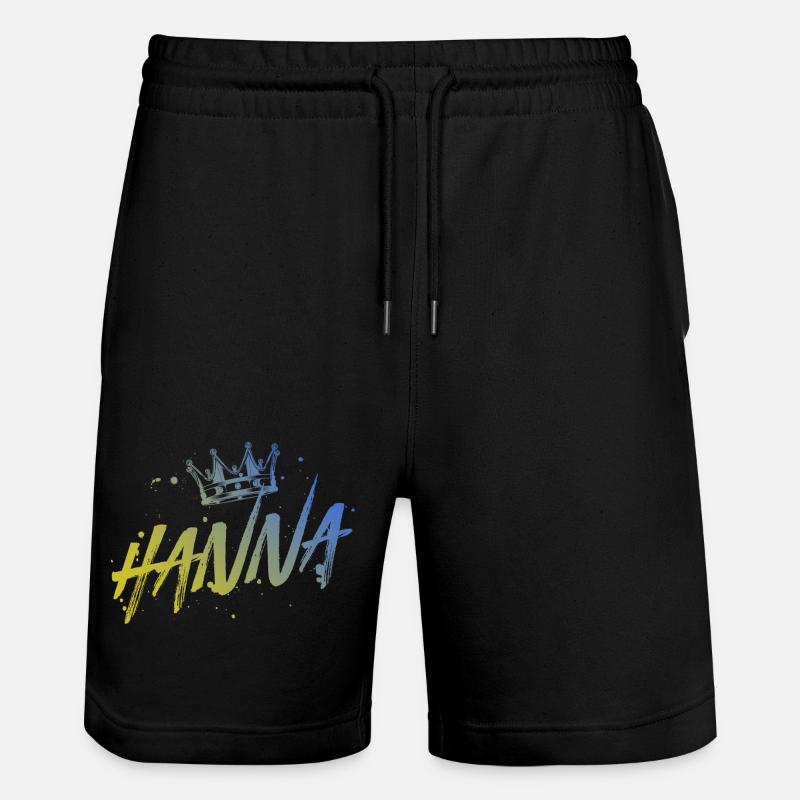 Hanna - Short de jogging bio TRAINER Stanley/Stella unisexe - noir
