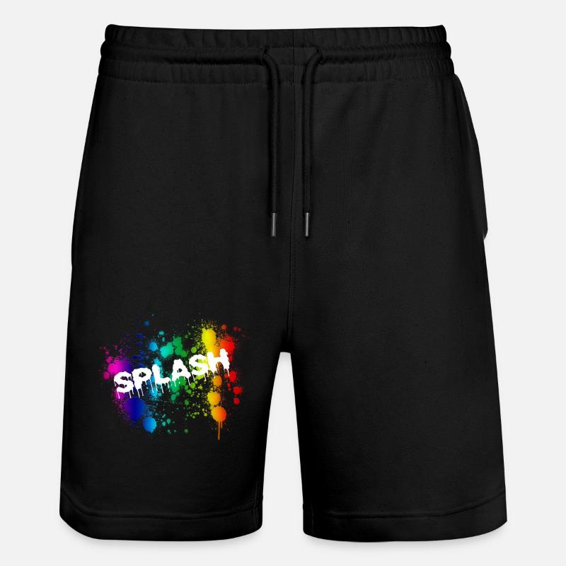 Splash - Short de jogging bio TRAINER Stanley/Stella unisexe - noir