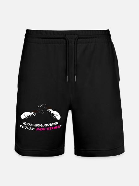 Termite Nasutitermes - Stanley/Stella Unisex Bio Joggingshorts Trainer - Schwarz