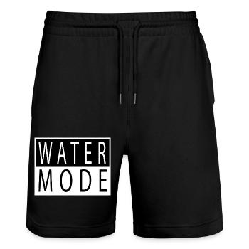funny swim tshirts swimmers triathlon humor - Stanley/Stella Unisex Bio Joggingshorts Trainer  - Schwarz - Vorne - Nik (191cm) & Marisol (170cm)