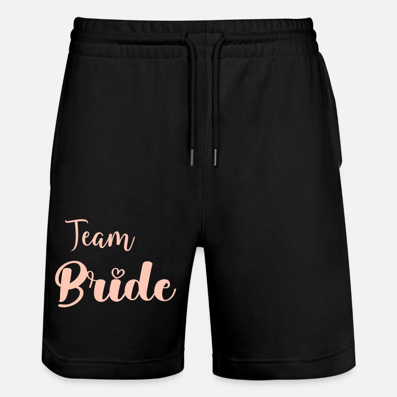 Mariée d’équipe - Short de jogging bio TRAINER Stanley/Stella unisexe - noir