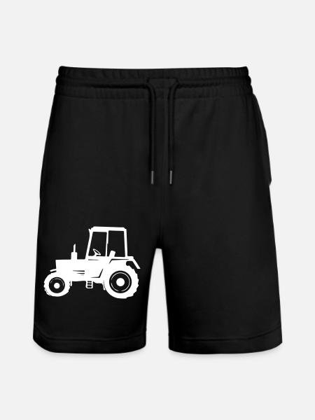 tractor - Stanley/Stella Trainer Unisex Organic Jogging Shorts - black