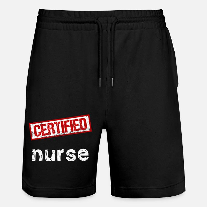Infirmier - Short de jogging bio TRAINER Stanley/Stella unisexe - noir