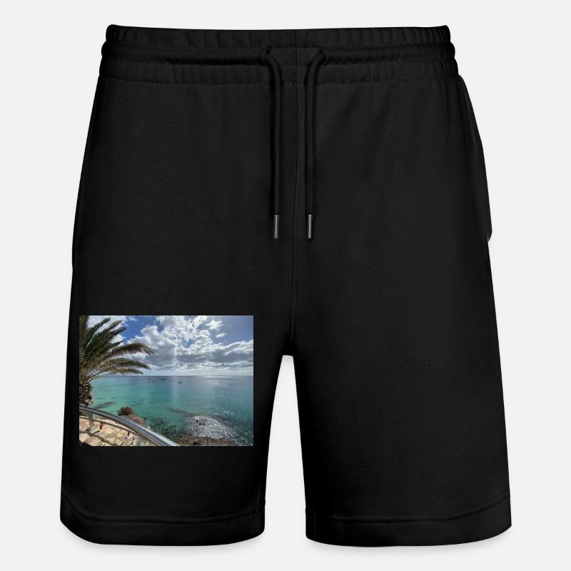 DjNunoKa Design - Perspective de succès - Short de jogging bio TRAINER Stanley/Stella unisexe - noir
