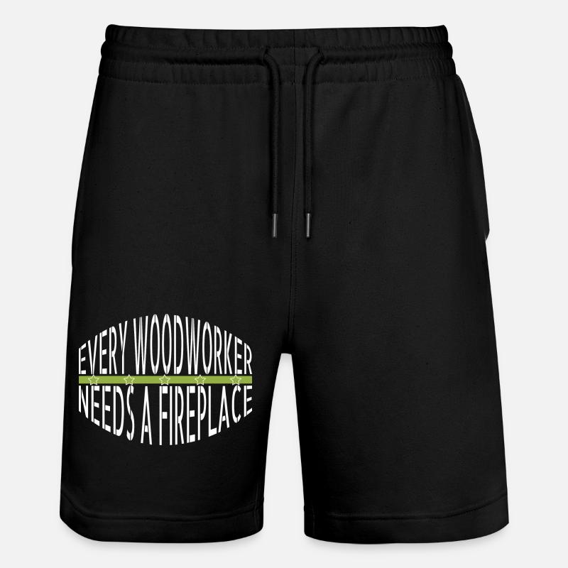Jouons aux T-shirts Carpenter Wood - Short de jogging bio TRAINER Stanley/Stella unisexe - noir