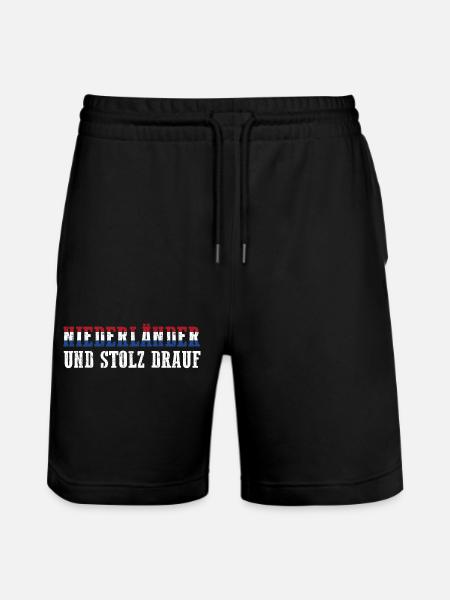Pays-Bas Pays-Bas Pays-Bas - Short de jogging bio TRAINER Stanley/Stella unisexe - noir