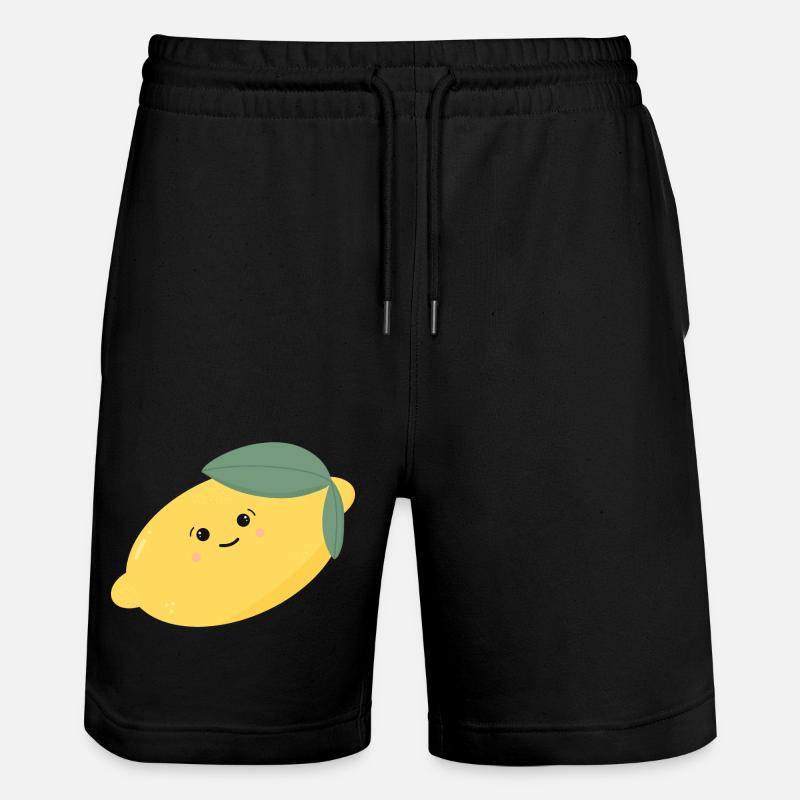 Citron Doux Kawaii - Short de jogging bio TRAINER Stanley/Stella unisexe - noir