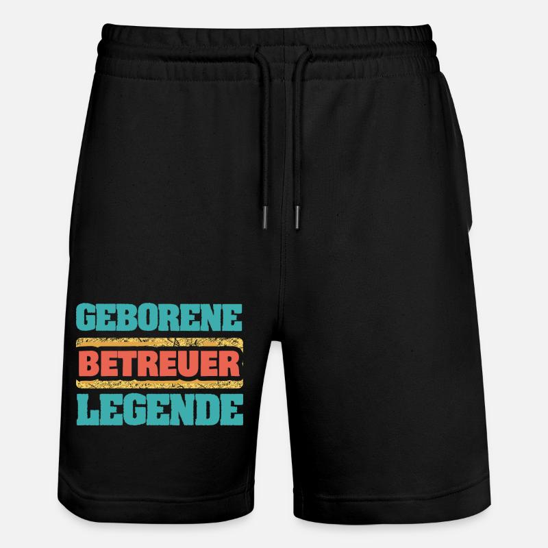 Profession Aidant - Short de jogging bio TRAINER Stanley/Stella unisexe - noir