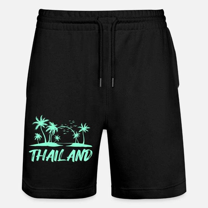 Thaïlande - Short de jogging bio TRAINER Stanley/Stella unisexe - noir