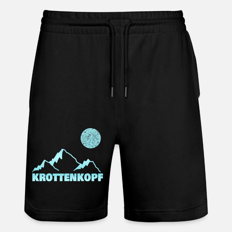 Bergsteigen krottenkopf - Stanley/Stella Unisex Bio Joggingshorts Trainer  - Schwarz