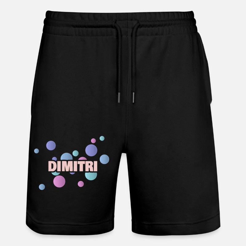 Dimitri Dimitri - Stanley/Stella Trainer Unisex Organic Jogging Shorts - black