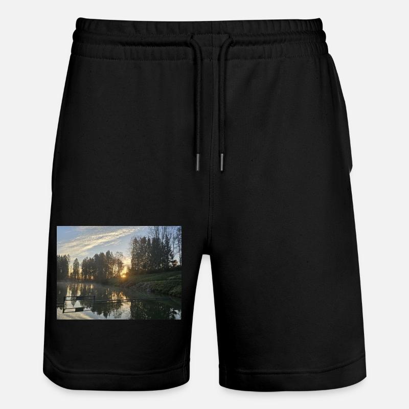 Lever du soleil - Short de jogging bio TRAINER Stanley/Stella unisexe - noir