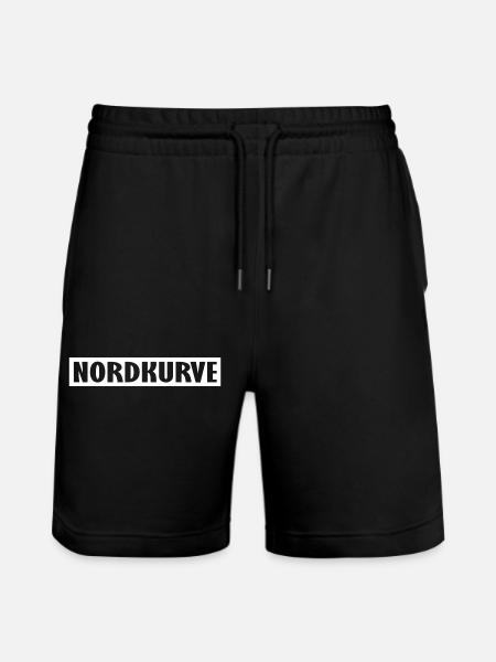 At the Nordkurve stadium - Stanley/Stella Trainer Unisex Organic Jogging Shorts - black