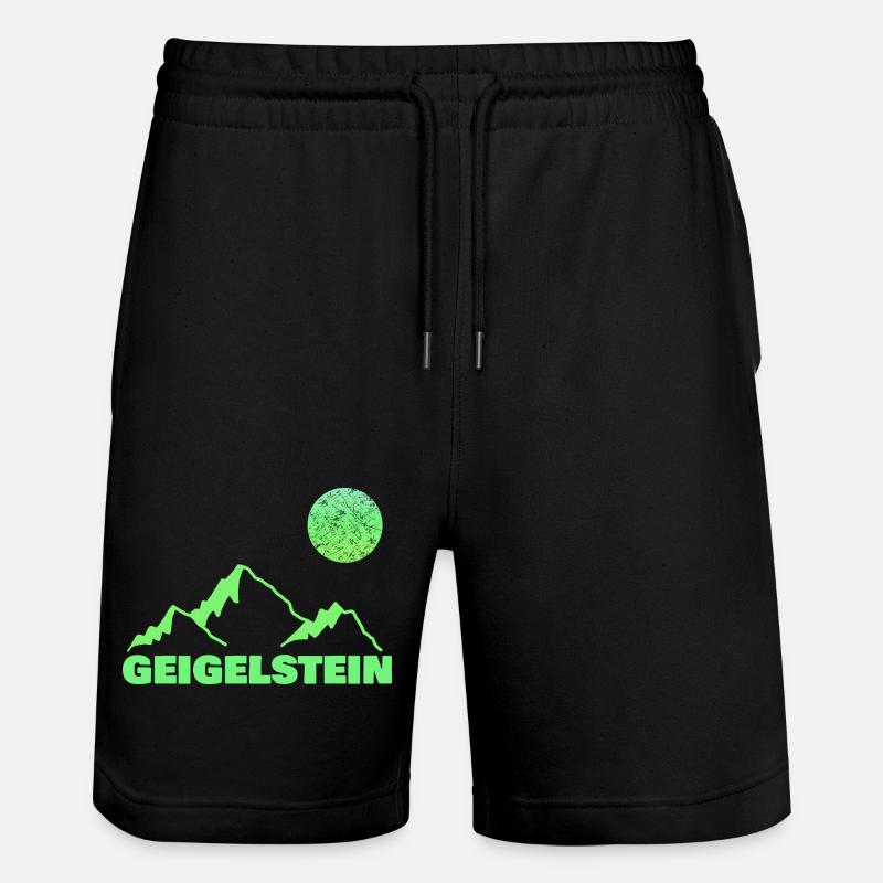 Climbing geigelstein - Stanley/Stella Trainer Unisex Organic Jogging Shorts - black
