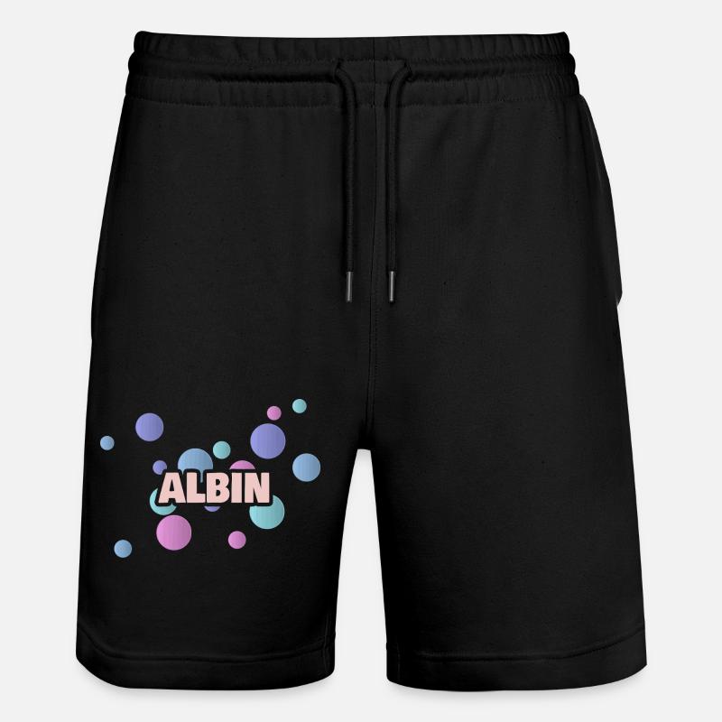 Albin Albin - Stanley/Stella Unisex Bio Joggingshorts Trainer  - Schwarz