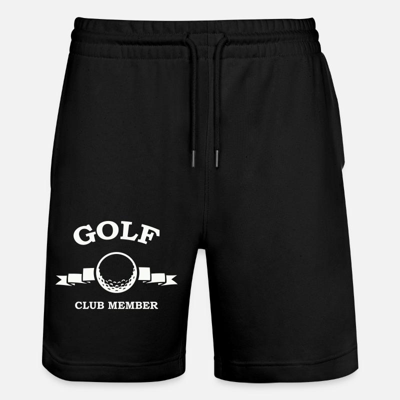 golf club member - Stanley/Stella Unisex Bio Joggingshorts Trainer  - Schwarz