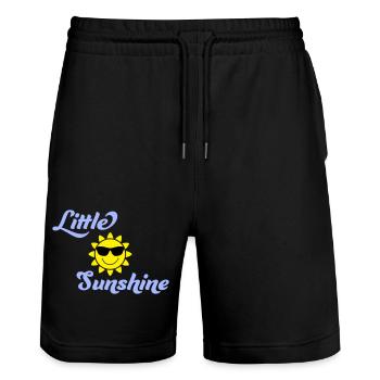 Little Sunshine - Stanley/Stella Unisex Bio Joggingshorts Trainer  - Schwarz - Vorne - Nik (191cm) & Marisol (170cm)