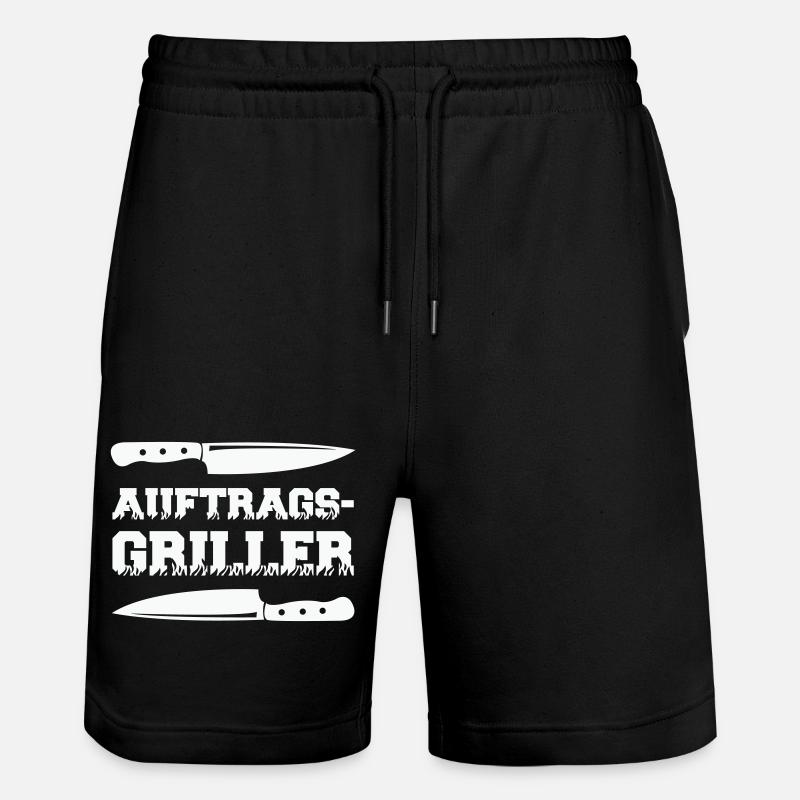 Grillade à contrat 1 - Short de jogging bio TRAINER Stanley/Stella unisexe - noir