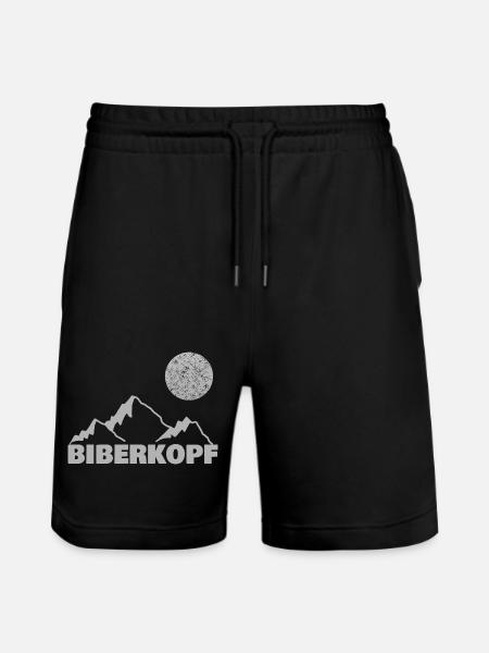 Klettern Biberkopf - Stanley/Stella Unisex Bio Joggingshorts Trainer  - Schwarz
