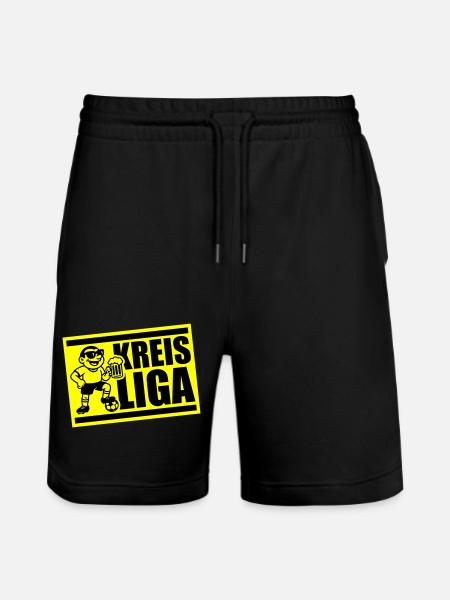 Kreisliga Fussball - Stanley/Stella Unisex Bio Joggingshorts Trainer - Schwarz
