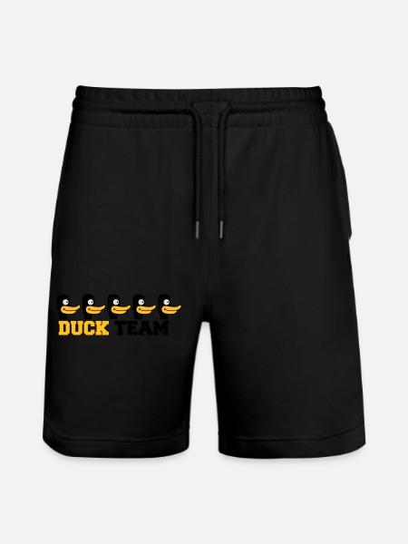 Duck Team - Short de jogging bio TRAINER Stanley/Stella unisexe - noir