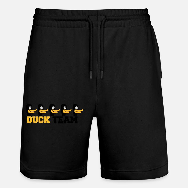 Duck Team - Stanley/Stella Unisex Bio Joggingshorts Trainer  - Schwarz