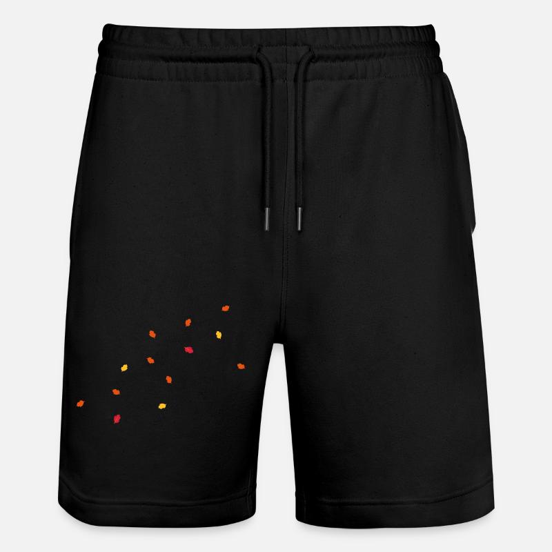 Feuilles Automne - Short de jogging bio TRAINER Stanley/Stella unisexe - noir