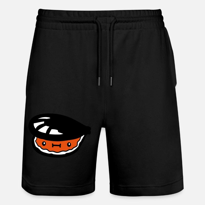 petite coquille suesse avec visage - Short de jogging bio TRAINER Stanley/Stella unisexe - noir