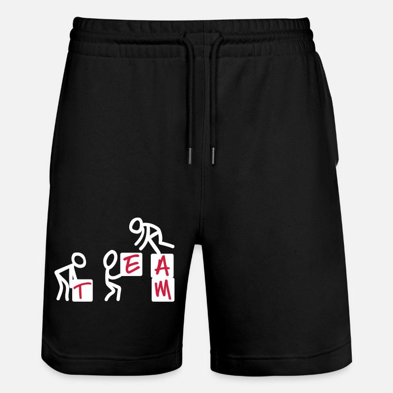 Team - Stanley/Stella Unisex Bio Joggingshorts Trainer - Schwarz