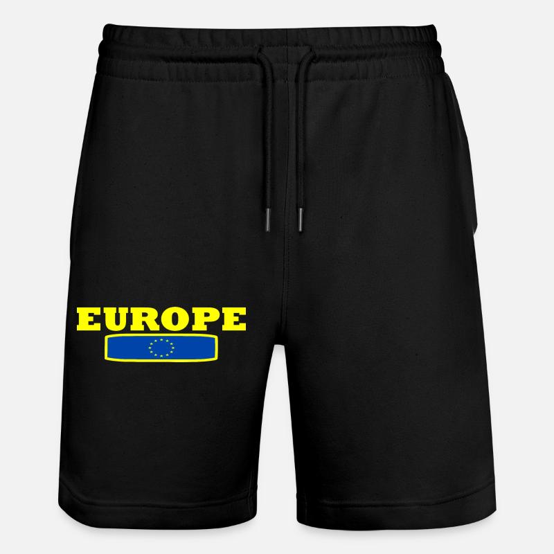 L'Europe  - Short de jogging bio TRAINER Stanley/Stella unisexe - noir