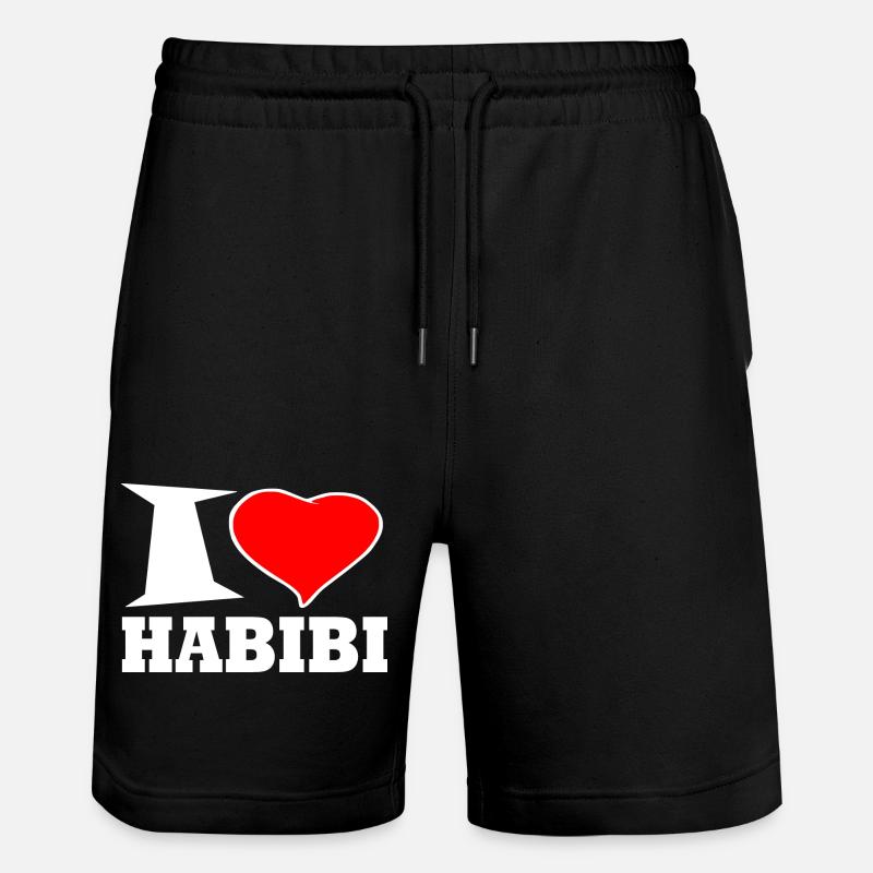 Habibi - Short de jogging bio TRAINER Stanley/Stella unisexe - noir