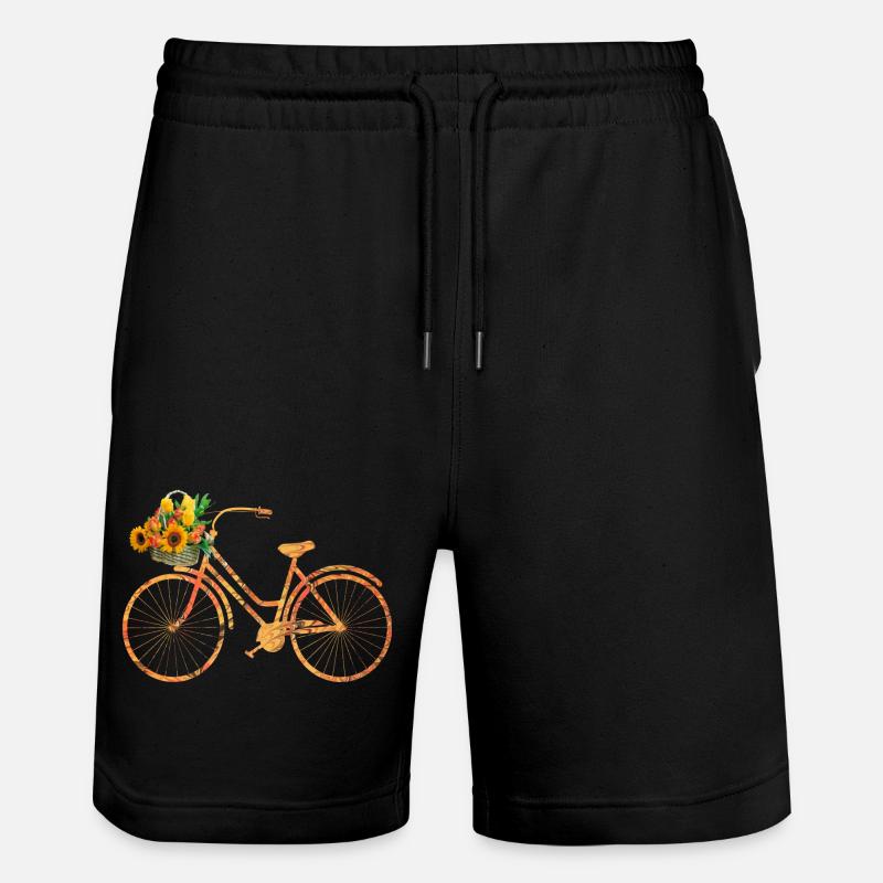 fahrrad e 118 - Stanley/Stella Unisex Bio Joggingshorts Trainer  - Schwarz
