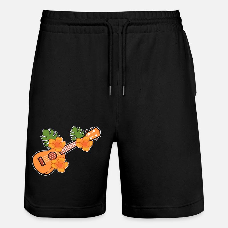 Ukulele - Stanley/Stella Unisex Bio Joggingshorts Trainer  - Schwarz